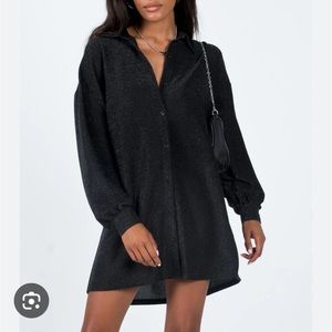 Princess Polly- Evolving Shirt Dress - Black